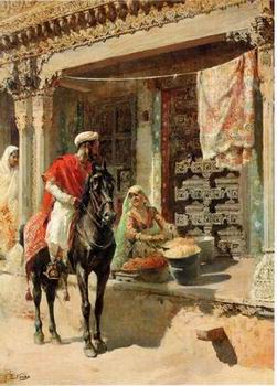 Arab or Arabic people and life. Orientalism oil paintings 618